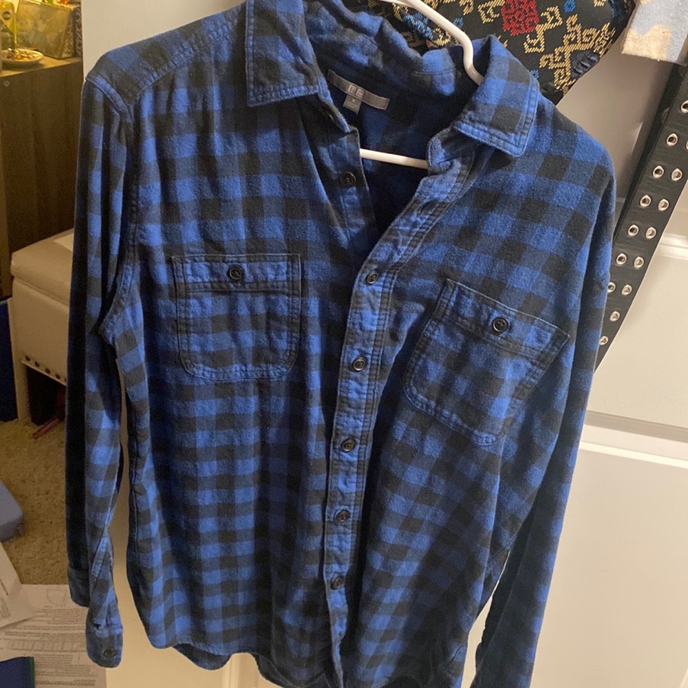 Mens checkered flannel